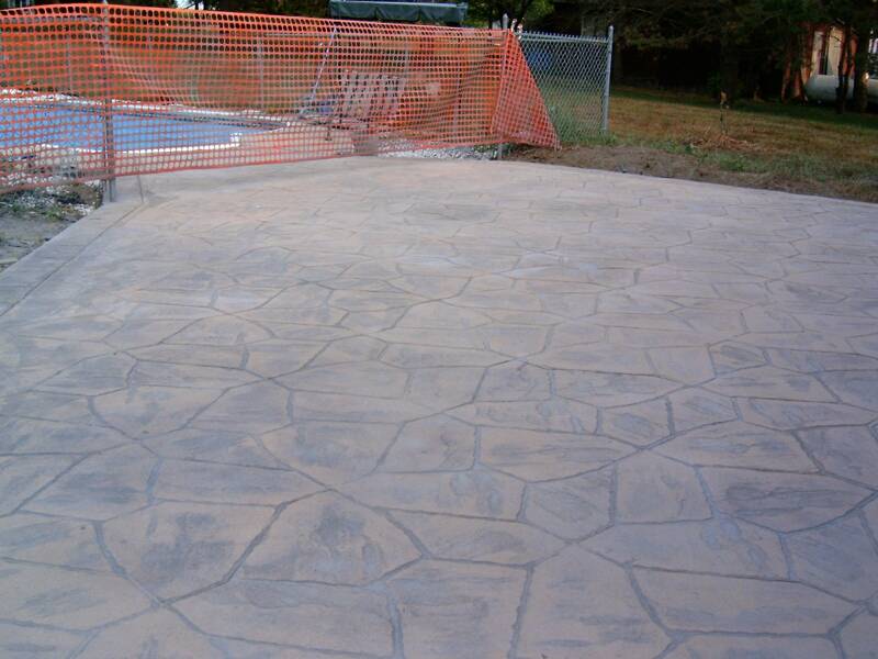 Stamped concrete